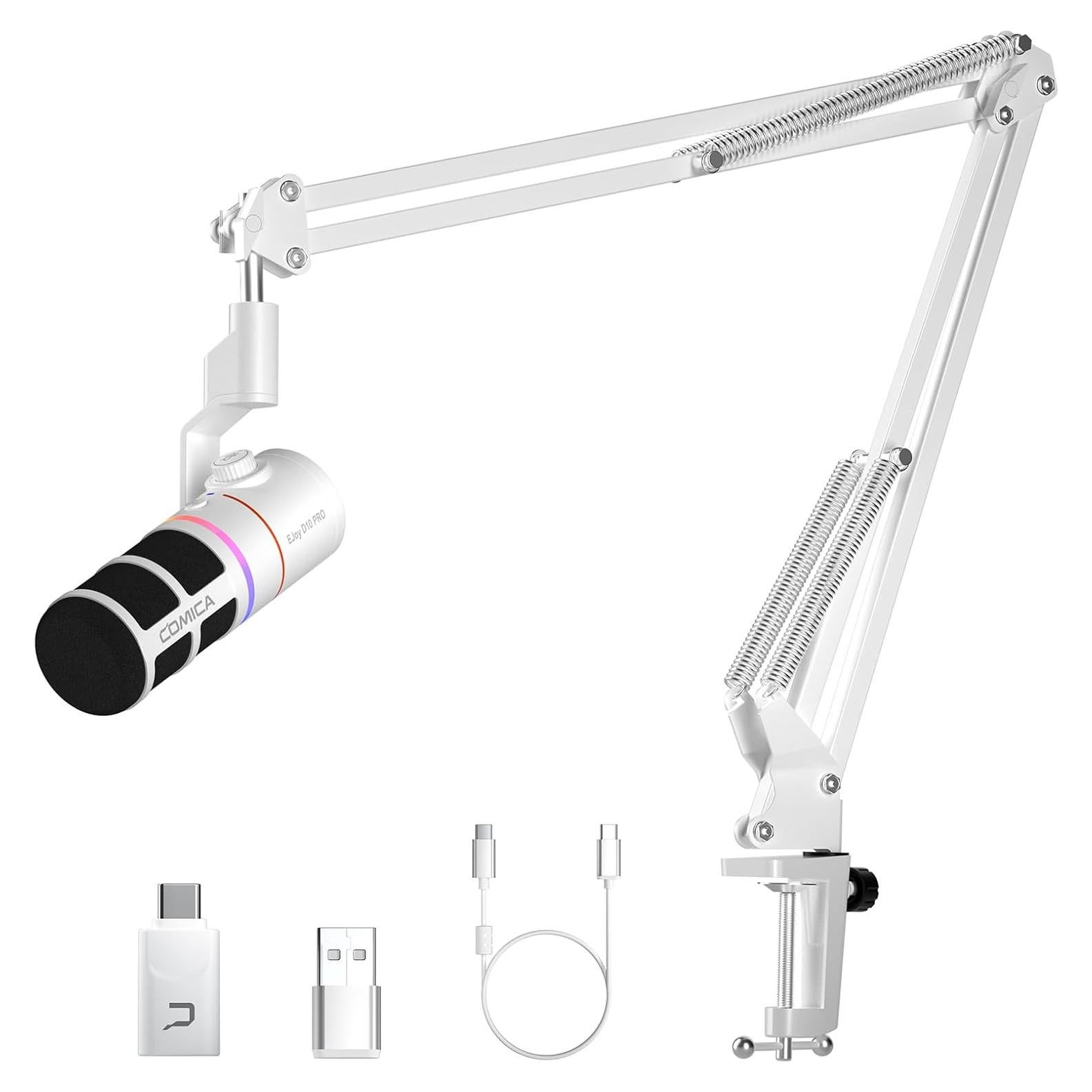 Micrófono Inalámbrico USB Comica EJoy D10 PRO - 45H Batería, RGB