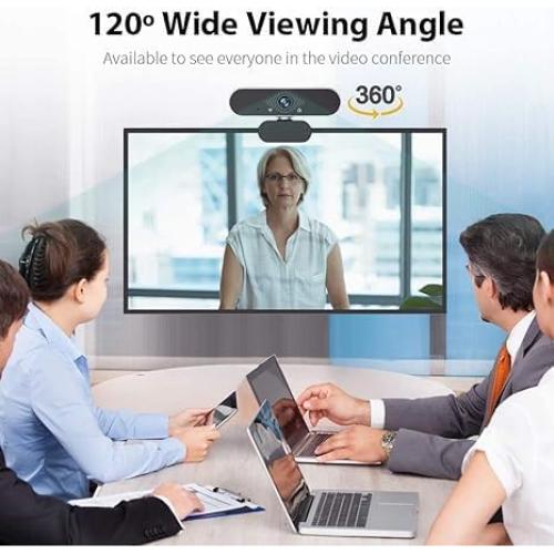 Cámara Web 2K QHD Genérico USB Plug & Play con Micrófono