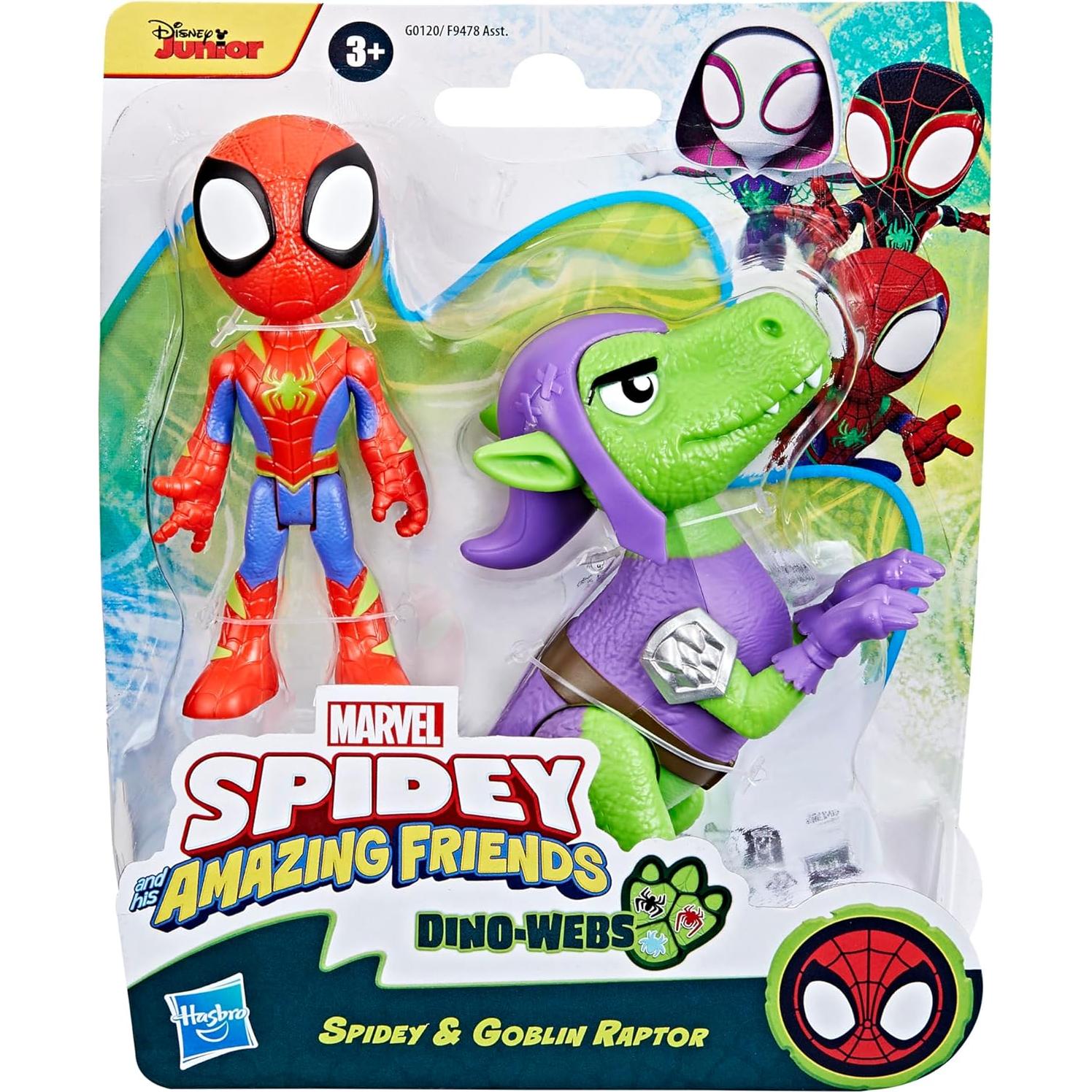 Set de Figuras de Acción Spidey y Goblin Raptor Hasbro
