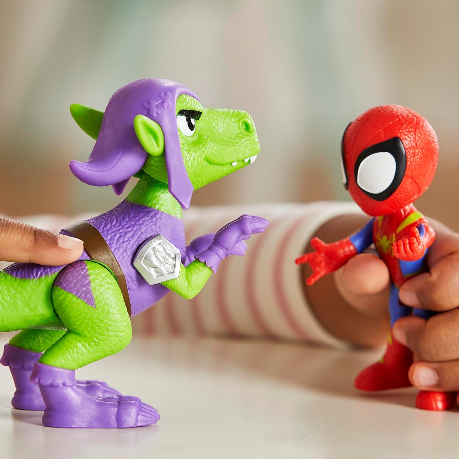 Set de Figuras de Acción Spidey y Goblin Raptor Hasbro