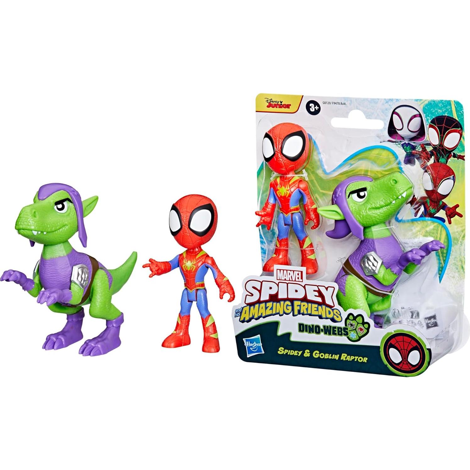 Set de Figuras de Acción Spidey y Goblin Raptor Hasbro