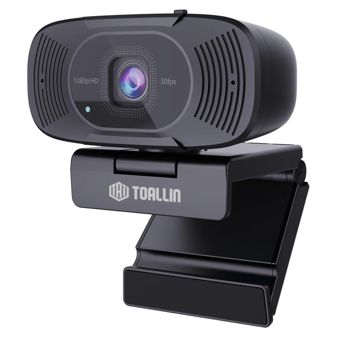 Webcam TOALLIN TL362A Autoenfoque 1080P Duales Micrófonos