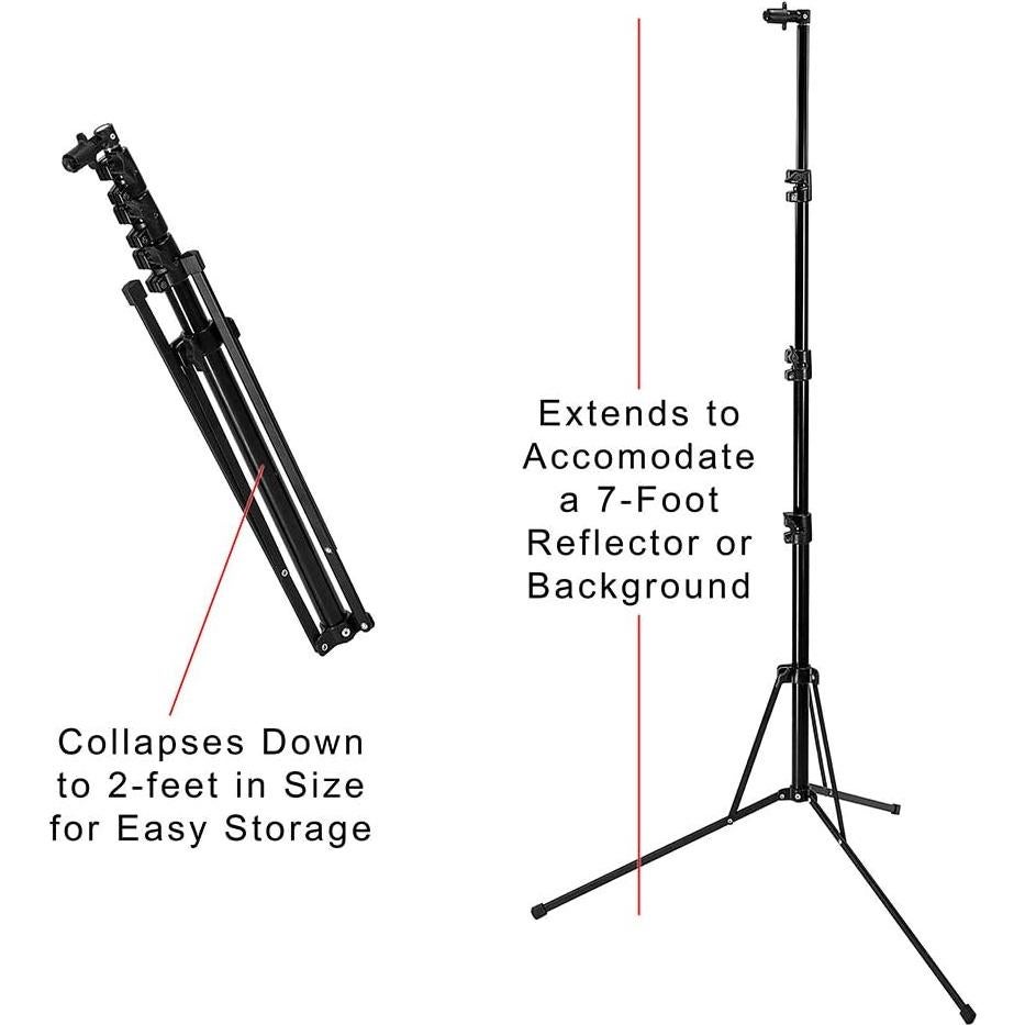 Conjunto de Fondo Plegable Fotodiox Pro 2-en-1 Verde Azul 1.52m x 2.13m