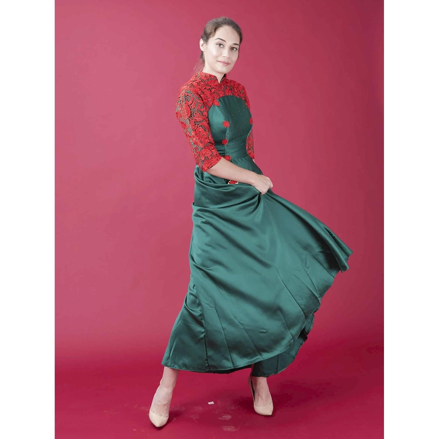 Scarlet Photo Backdrop Paper, 53" x16' (1.35m x5m) Professional Non-Reflective Background for Studio Photography, Product Shooting, Portrait & Video Recording