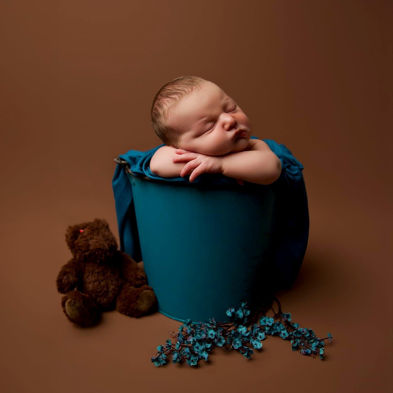 Fondo de Papel Sin Costuras Kate 135cm x 5m Marrón Coco