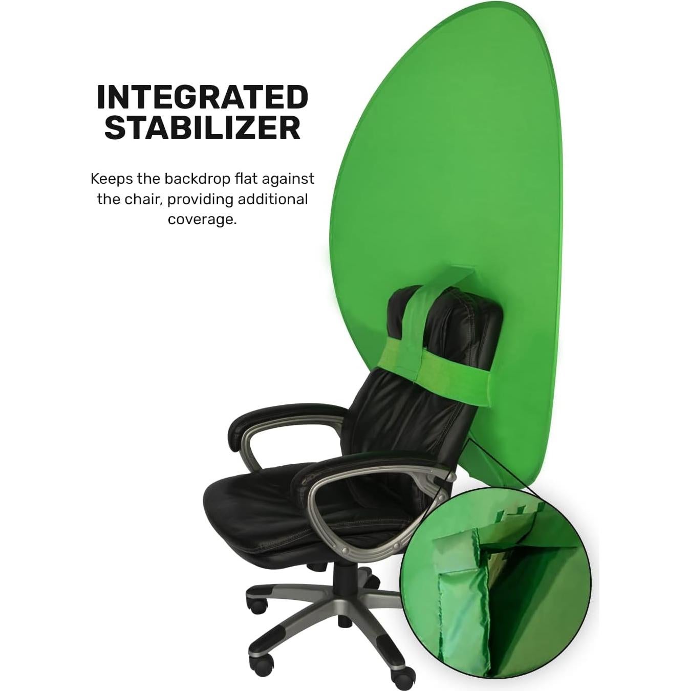 Fondo de Webcam Plegable Webaround Verde 160 cm Chroma-Key