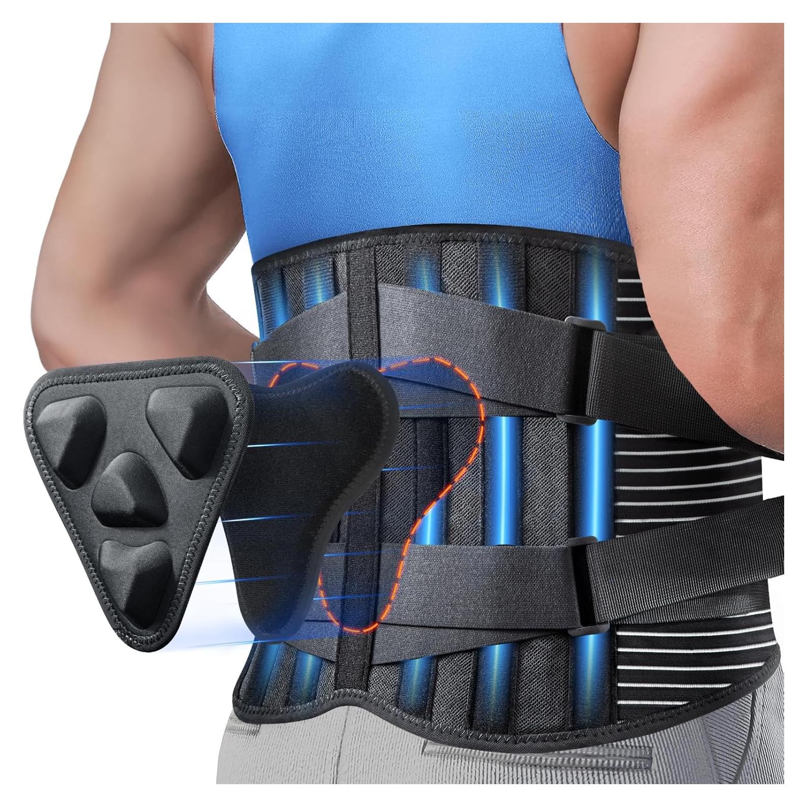 Faja Lumbar CAMRIER con Almohadilla 3D para Espalda Baja