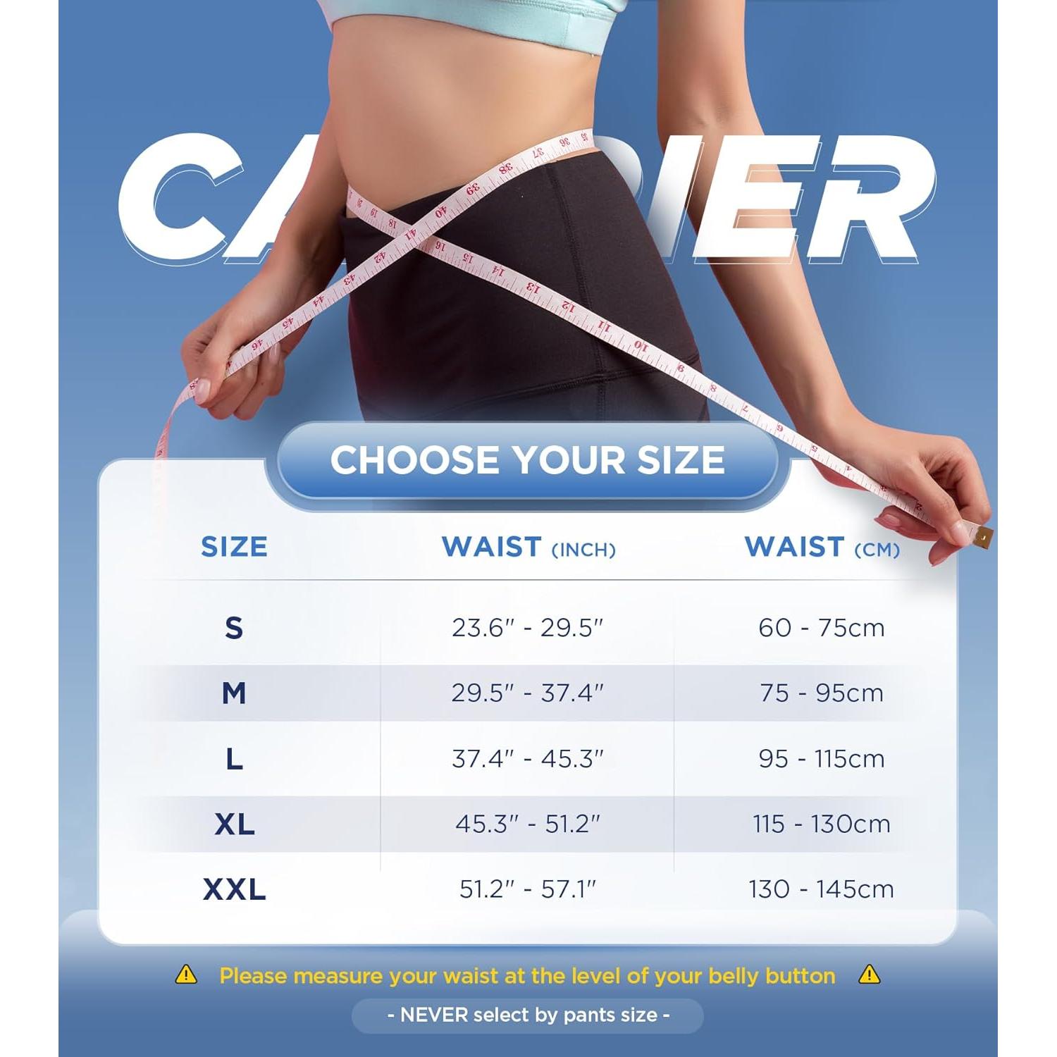 Faja Lumbar CAMRIER con Almohadilla 3D para Espalda Baja