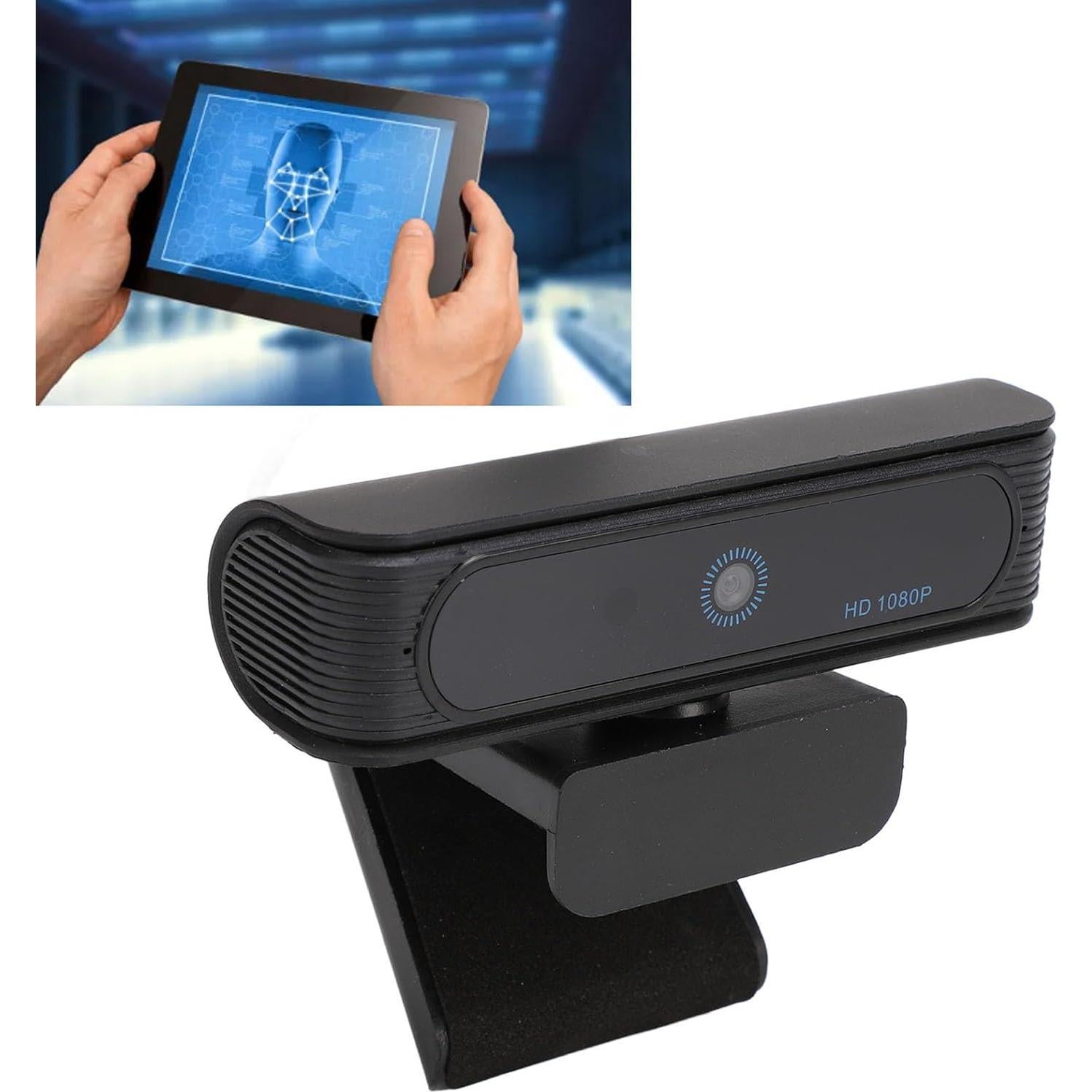 Cámara Web HD 1080P XUMIUZIY con Reconocimiento Facial USB