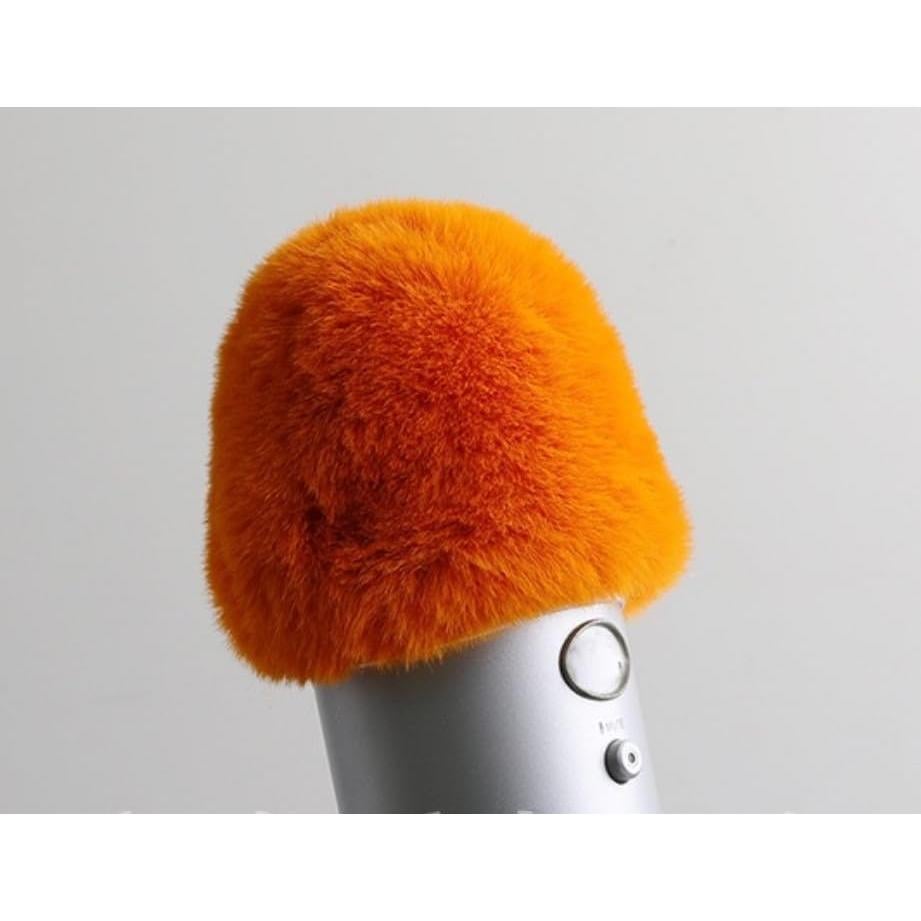 Filtro de pop para micrófono Blue Yeti - 2 PCS Naranja y Espuma