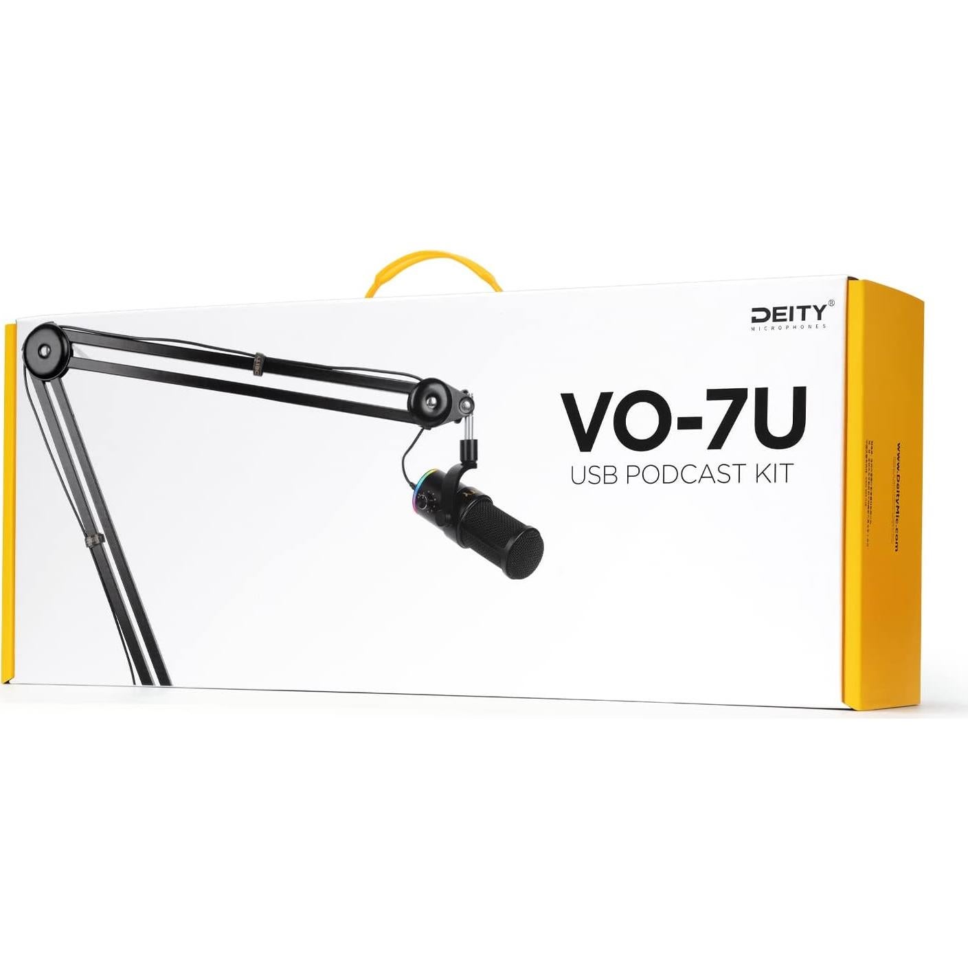 Micrófono Dinámico USB Deity VO-7U Supercardioide con Brazo