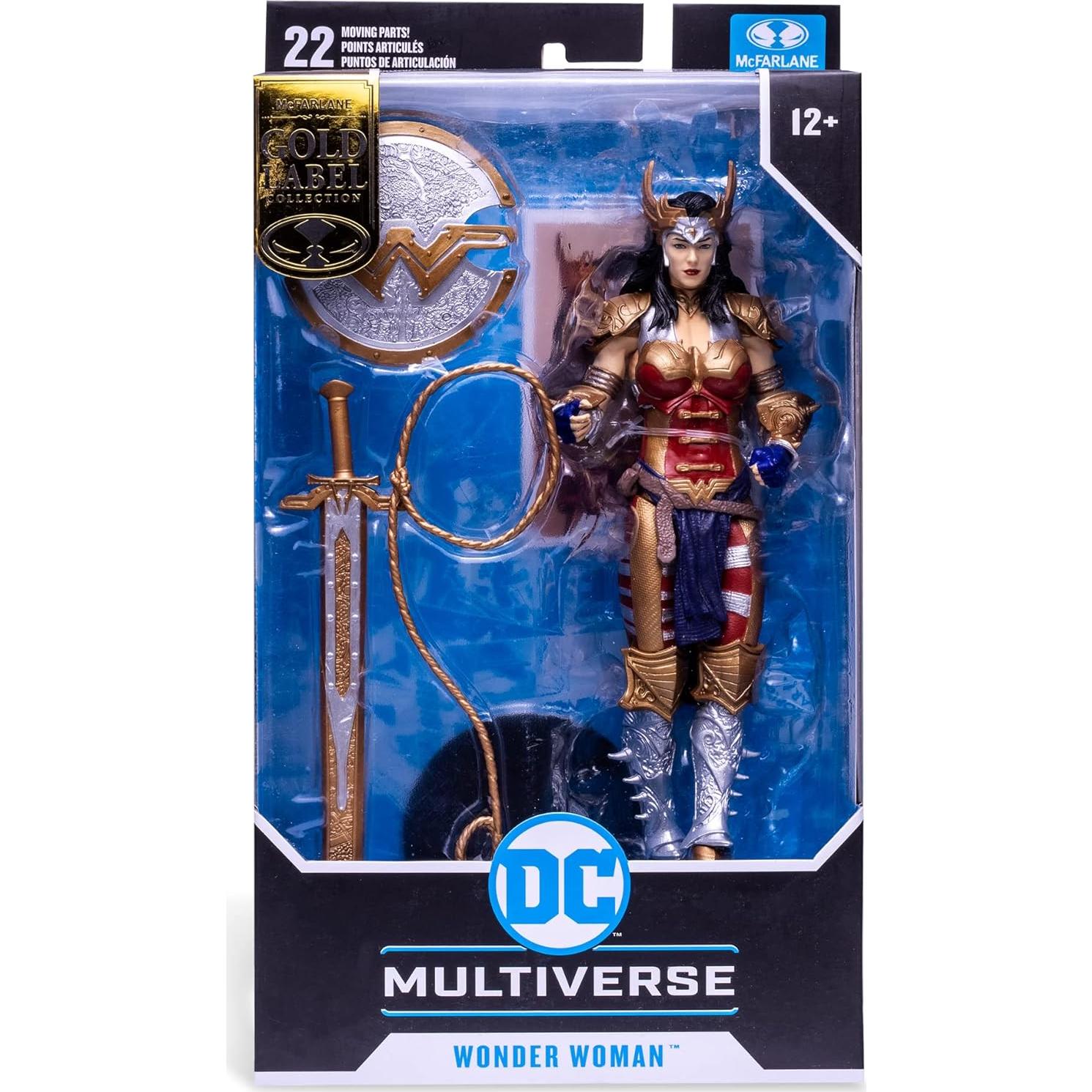 Figura Mujer Maravilla Todd McFarlane 17,78 cm Detallada