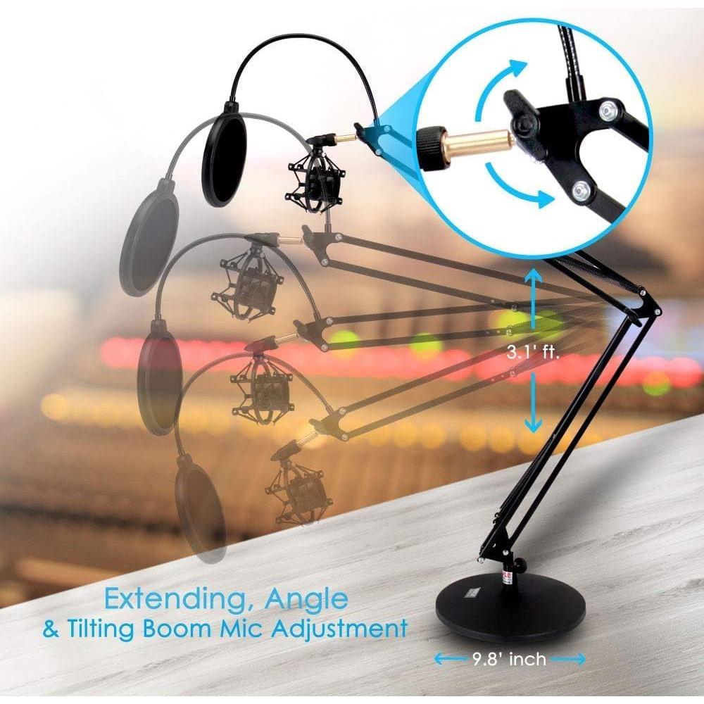 Soporte de Micrófono de Brazo Ajustable Pyle PMKSH24.5