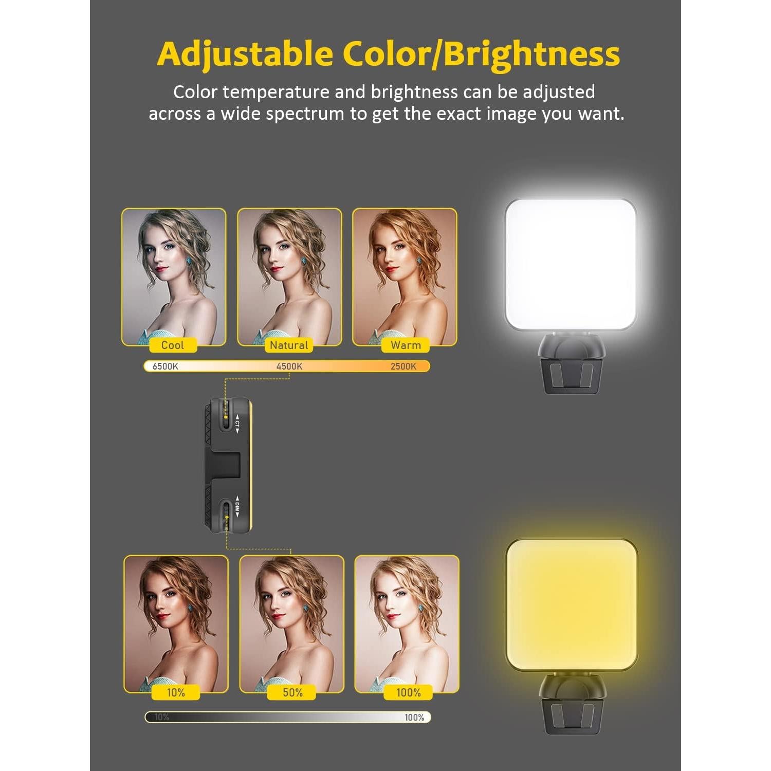 NexiGo 1080P Webcam Kits, N960E Pro 60FPS Webcam with Mic/Headset Jack and Extra USB Port, 1080P Web Camera with Light, Built-in Privacy Cover, Video Conference Lighting, for Zoom/Skype/Teams