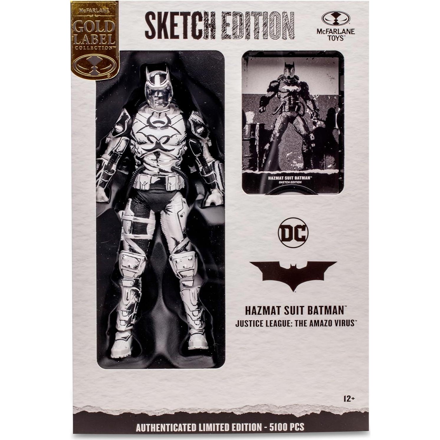 Figura Hazmat Batman McFarlane 17,8 cm Edición Boceto