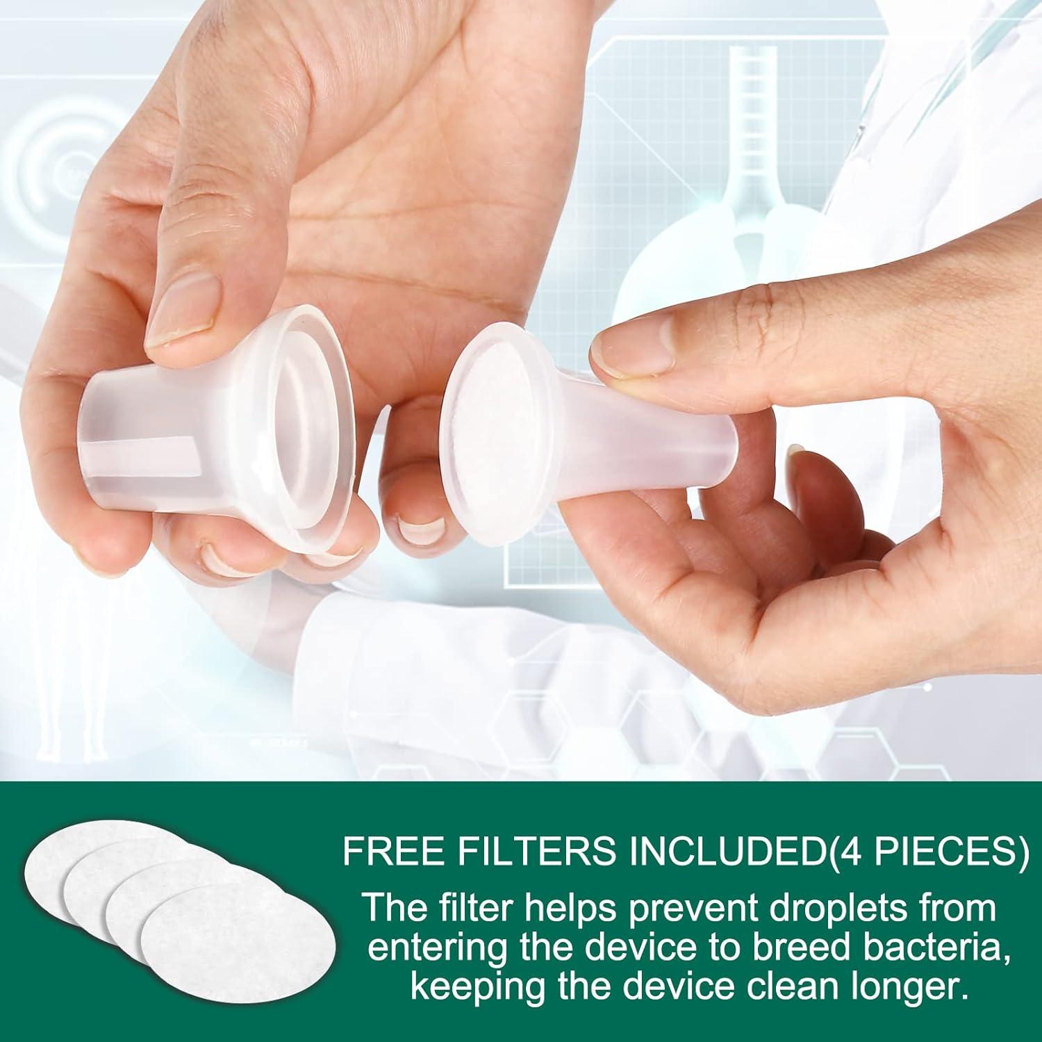 Ejercitador Respiratorio Giyosk Verde con Accesorios