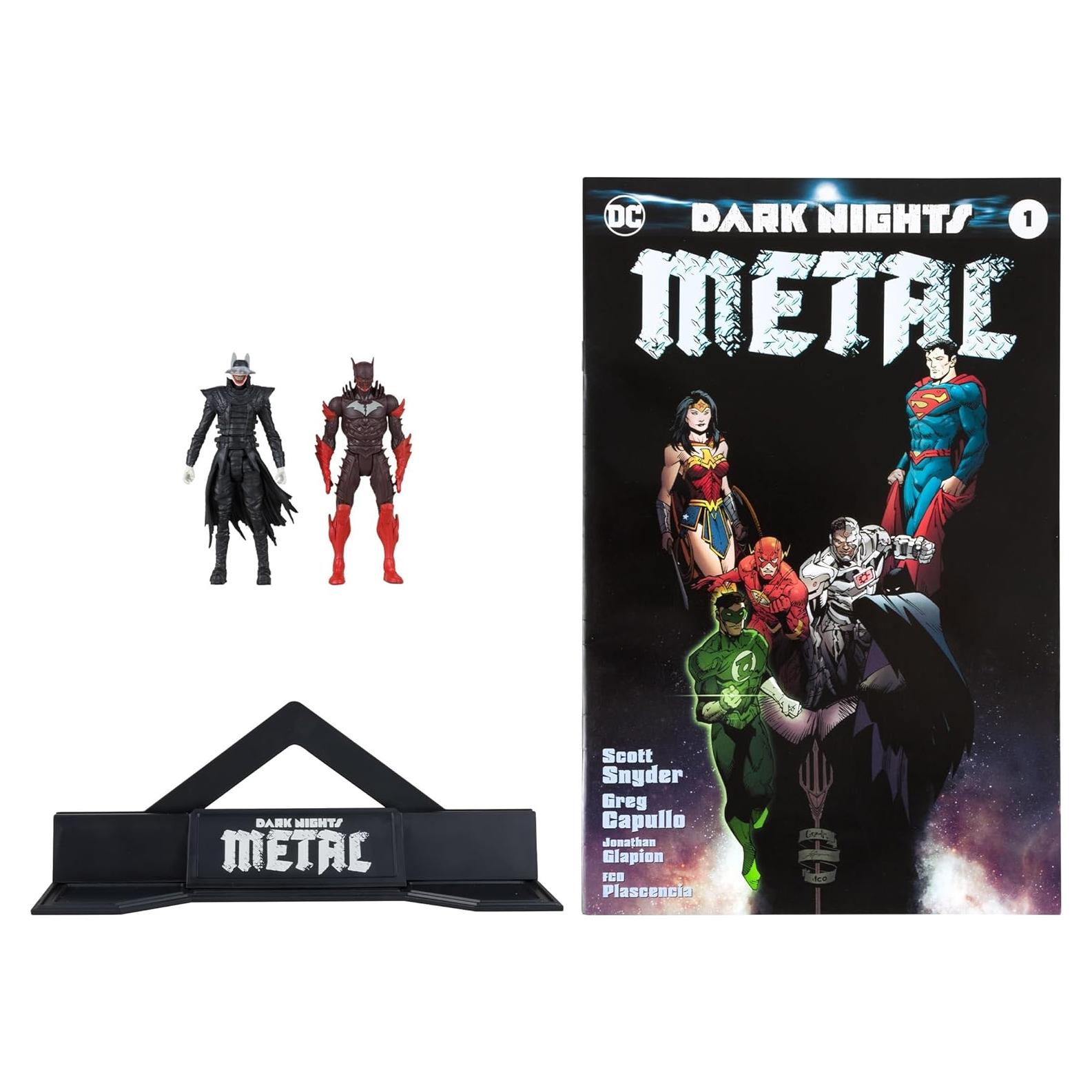 Figuras McFarlane Toys 3in Batman Que Ríe y Red Death