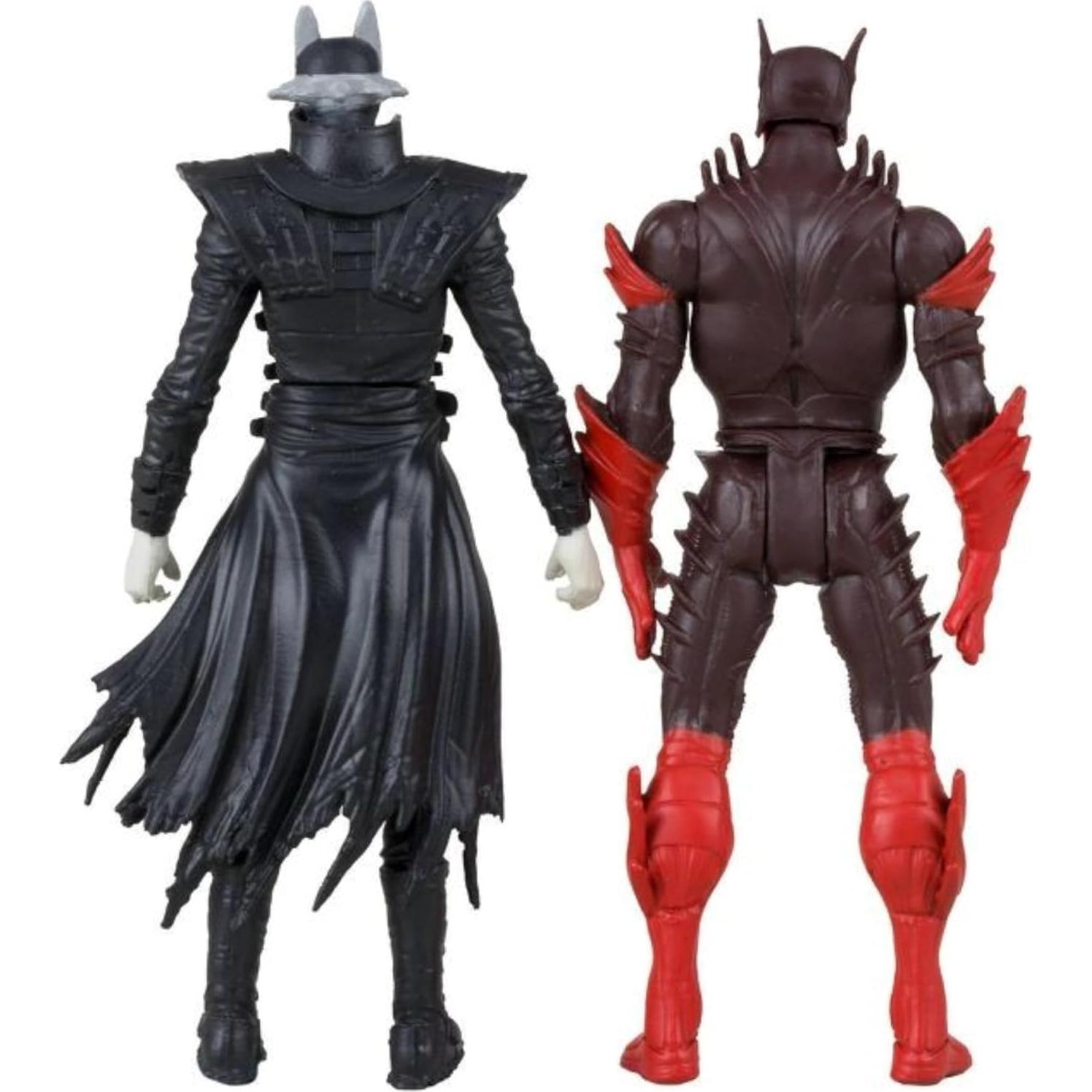 Figuras McFarlane Toys 3in Batman Que Ríe y Red Death
