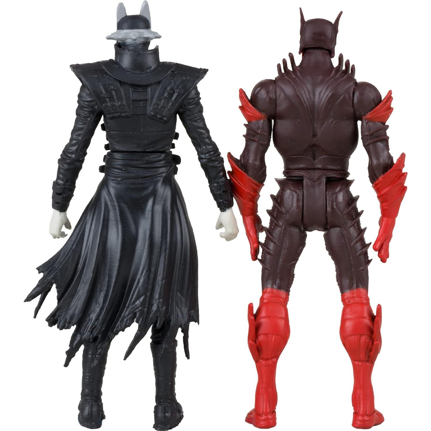 Figuras McFarlane Toys 3in Batman Que Ríe y Red Death