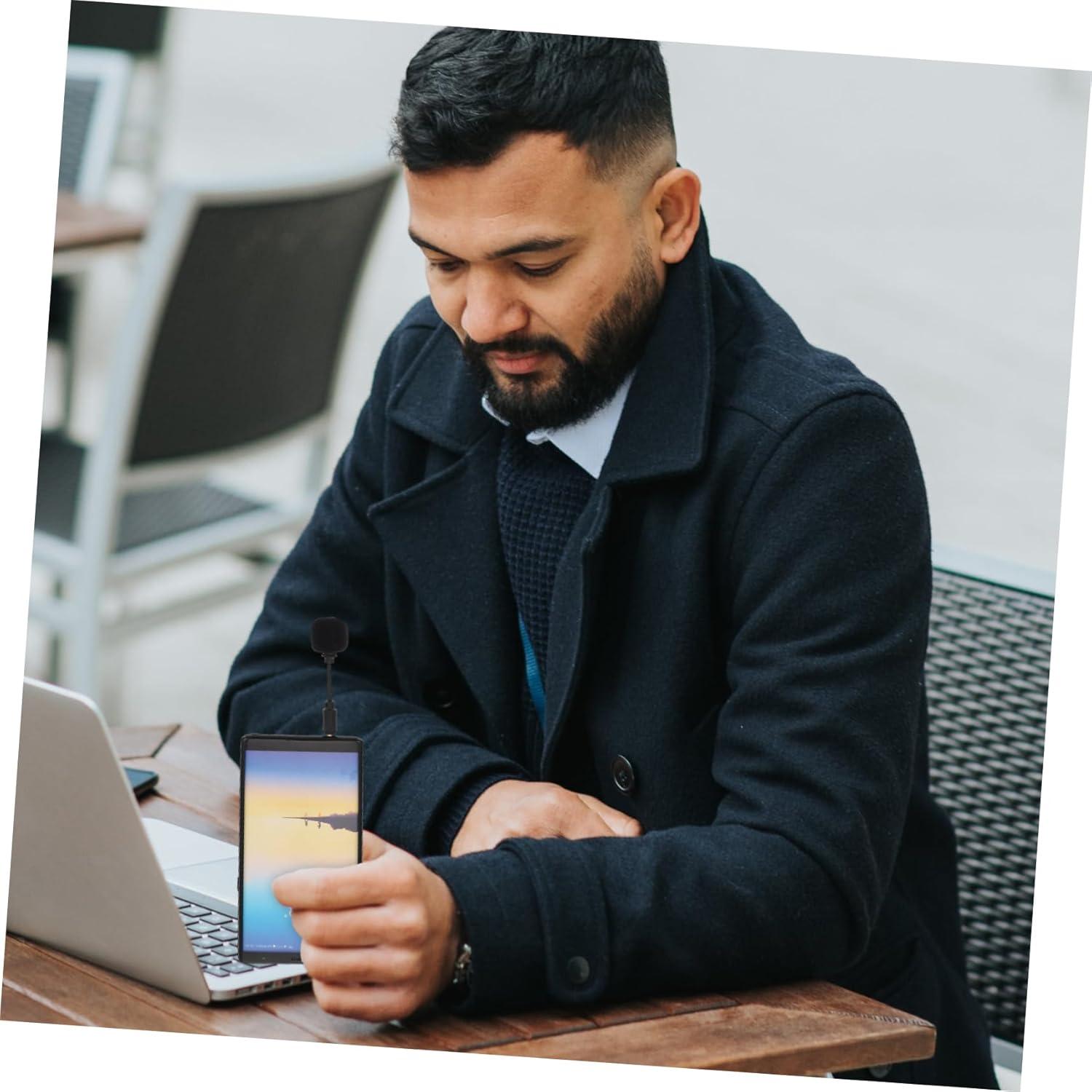 Micrófono Portátil Kisangel con Reducción de Ruido - 2 Piezas