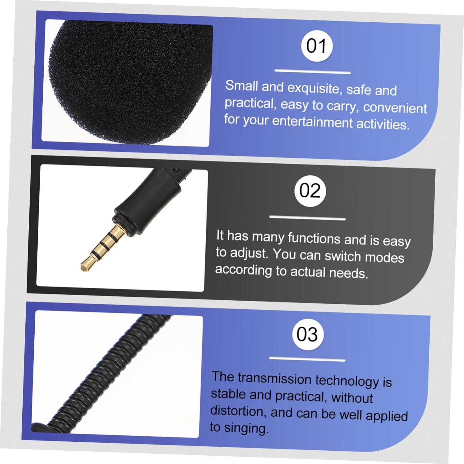 Micrófono Portátil Kisangel con Reducción de Ruido - 2 Piezas