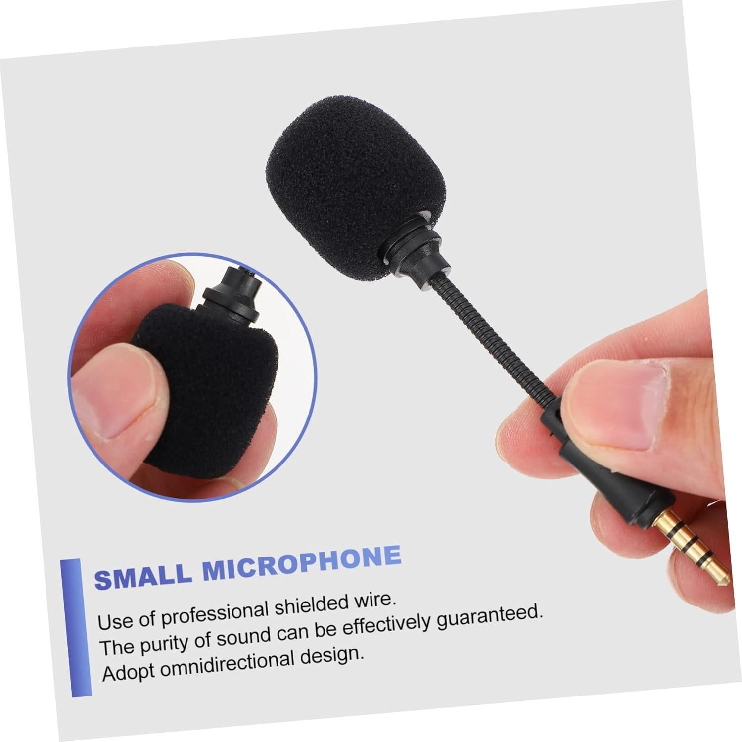 Micrófono Portátil Kisangel con Reducción de Ruido - 2 Piezas