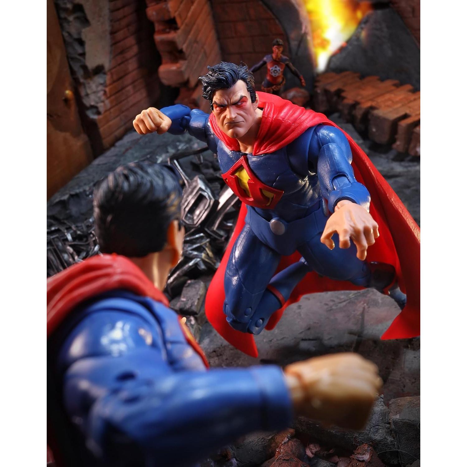 Figuras McFarlane Toys Superman vs Tierra-3 7" 2pk