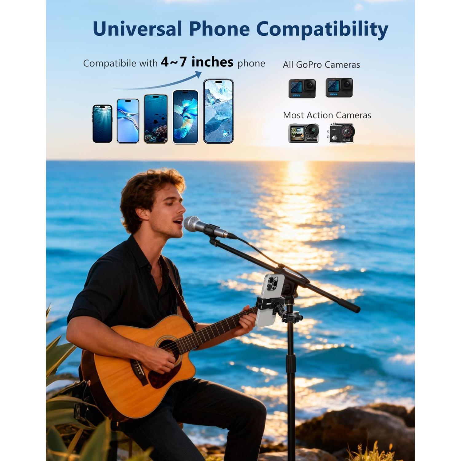 Soporte para Teléfono de Micrófono Sunmig 8050680004 Universal