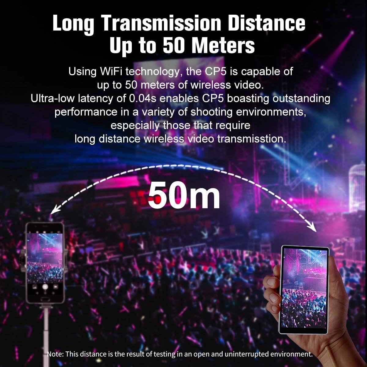 Monitor Selfie CP5 Lite 1080P FHD 5" con Funda Blanca