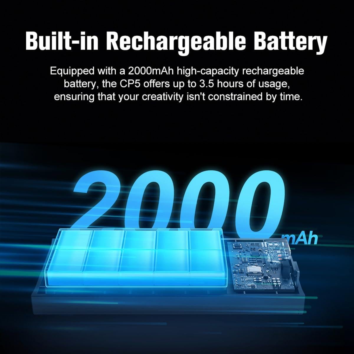 Monitor Selfie CP5 Lite 1080P FHD 5" con Funda Blanca