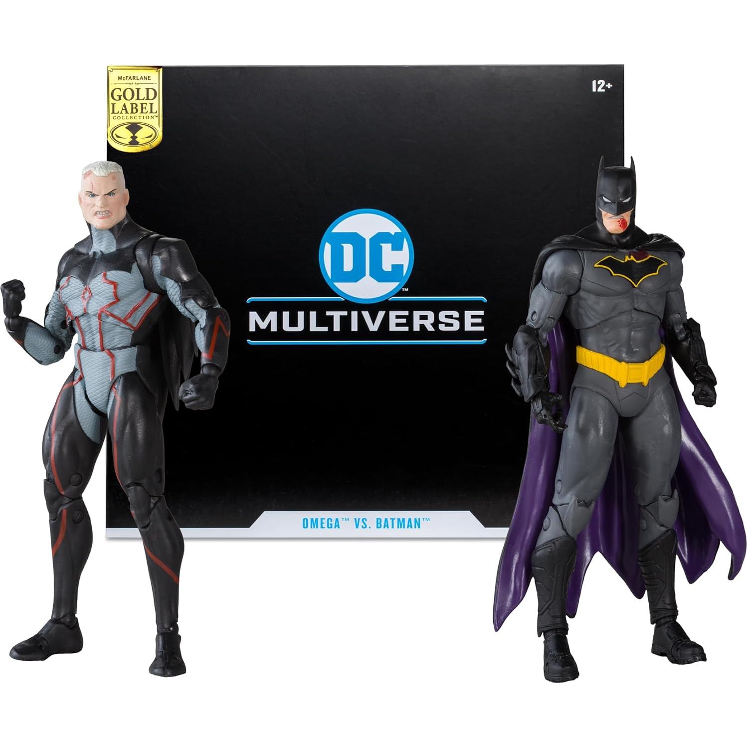 Figuras DC Multiverse McFarlane Omega y Batman 17,78 cm
