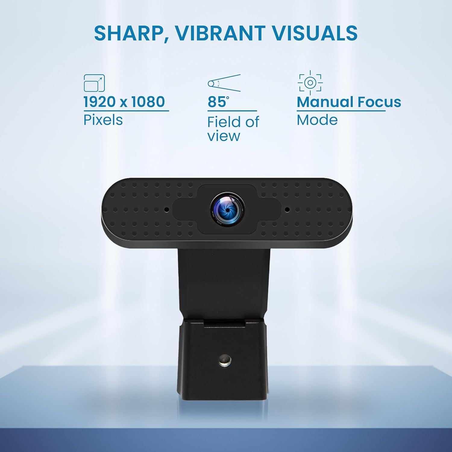 Cámara Web HD OTM Essentials OB-AKK con Micrófono 1080p