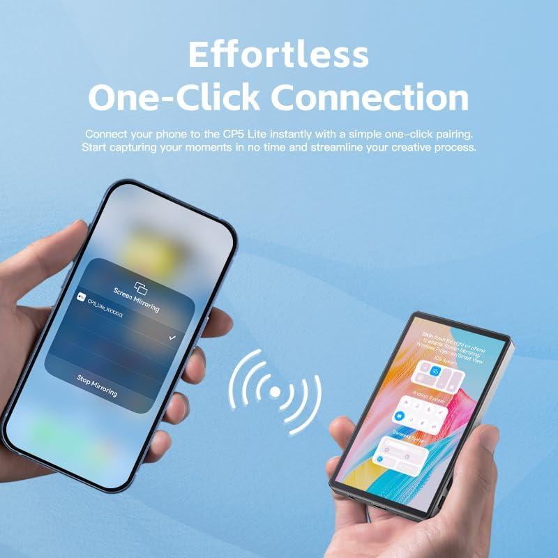 Monitor de Selfie Vlog CP5 Lite 5" 1080P Full HD Rosa