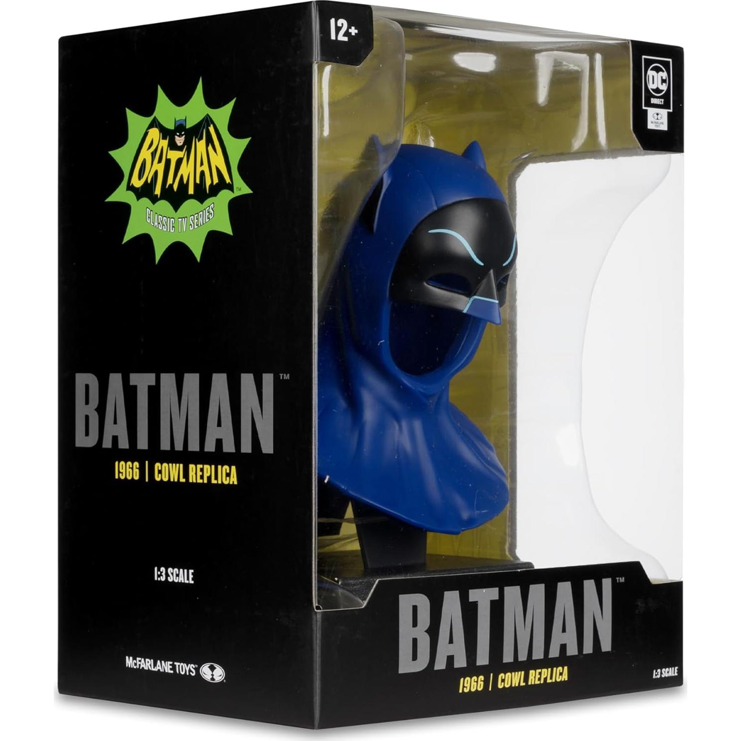 Réplia Cowl Batman 1966 McFarlane Toys 1:3 con Soporte