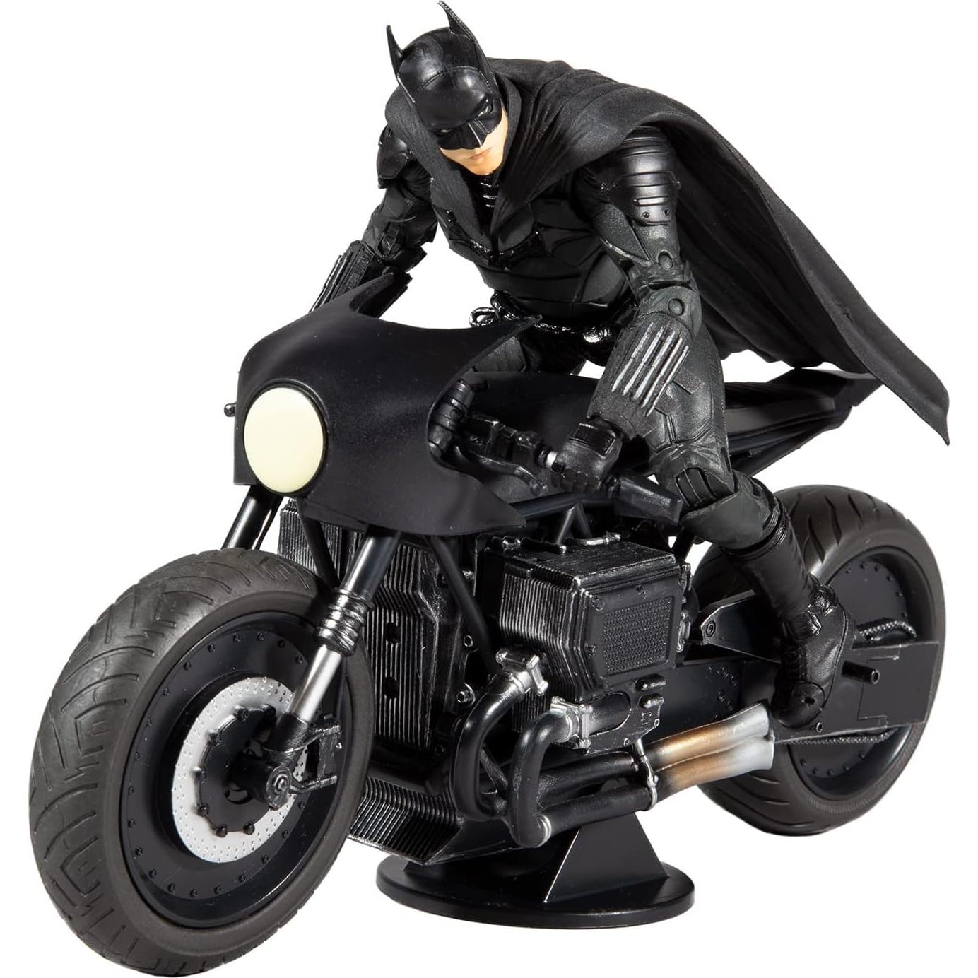 Vehículo de Acción Batcycle McFarlane Toys The Batman
