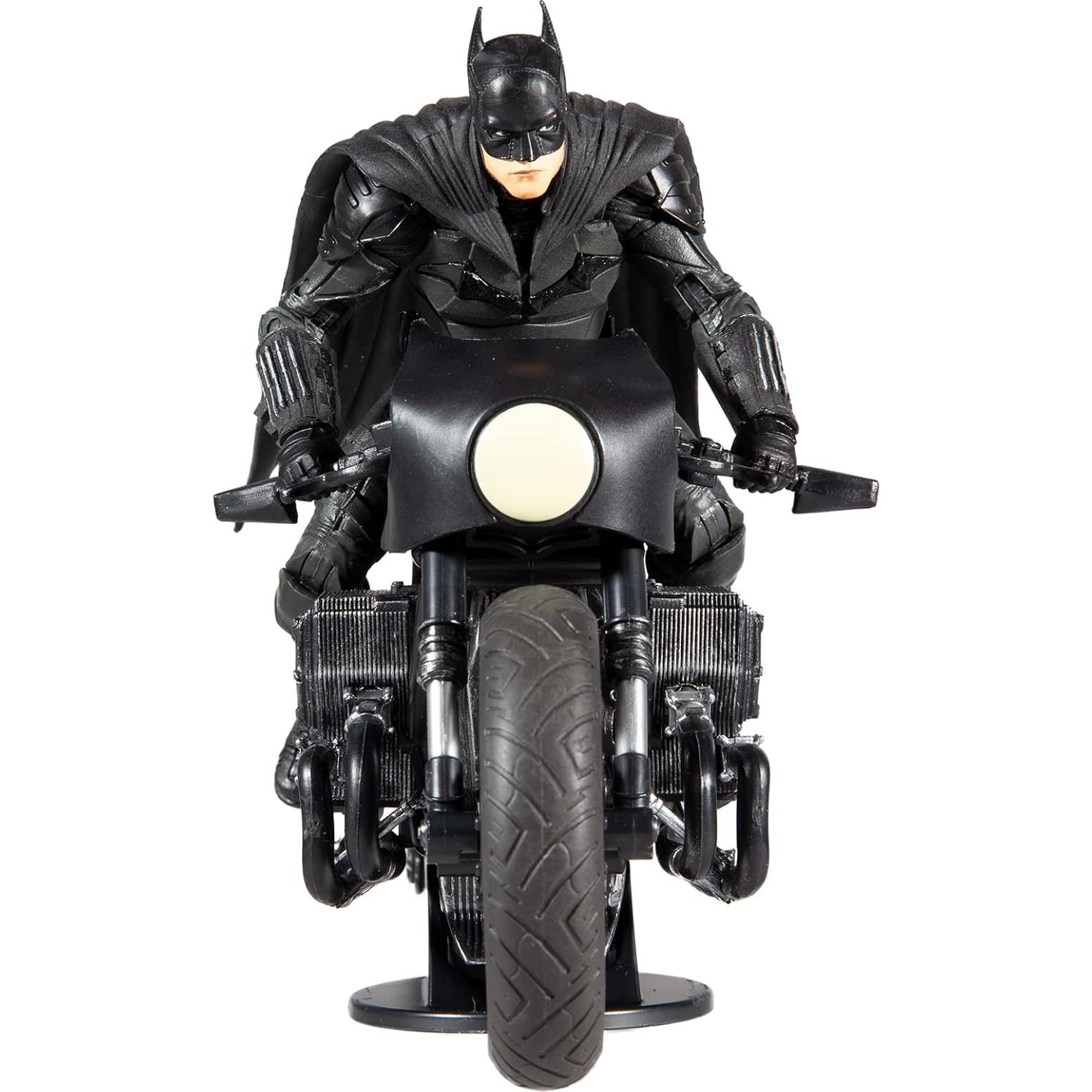Vehículo de Acción Batcycle McFarlane Toys The Batman