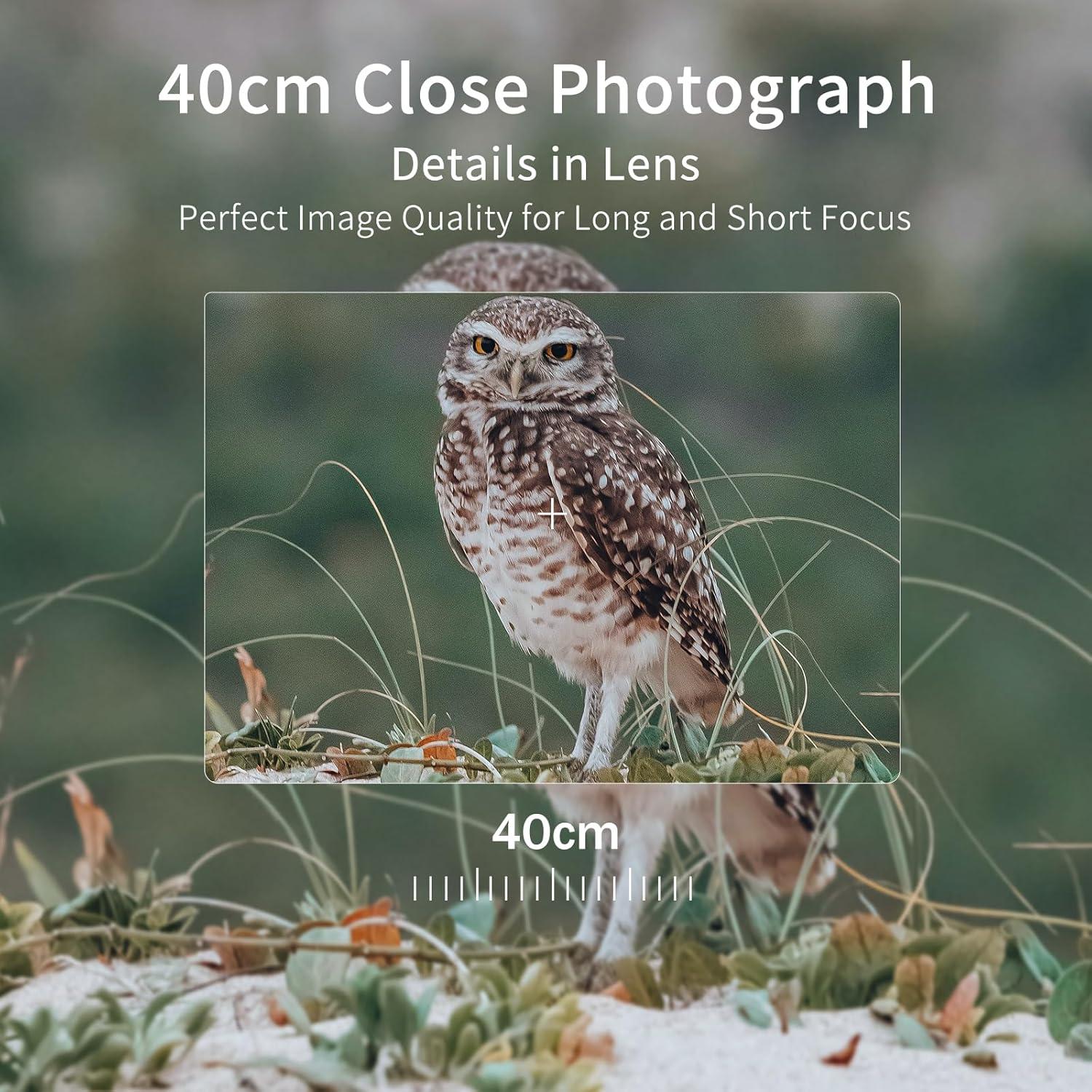 Cámara de Video 5K ORDRO AE20 con Estabilizador y Micrófono