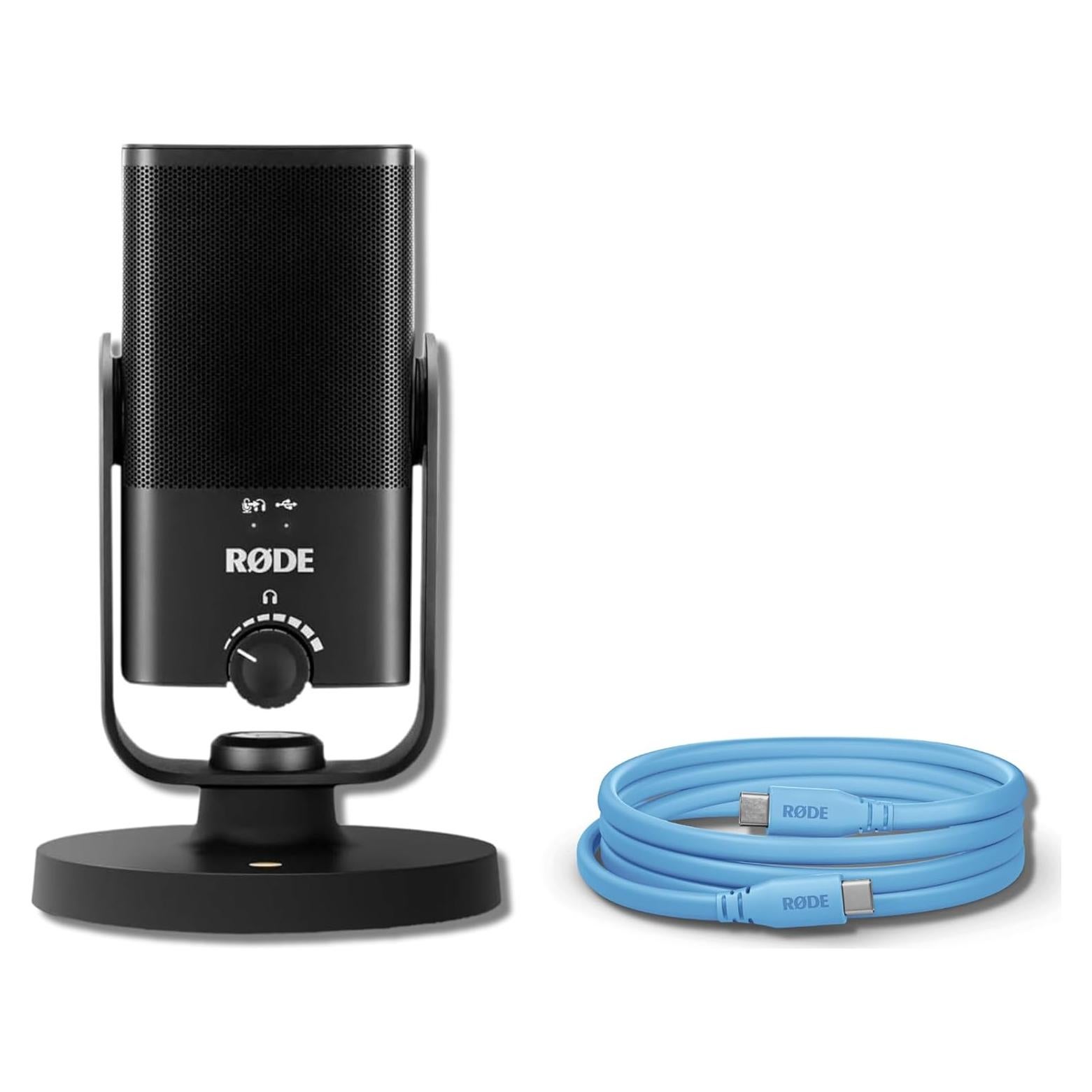 Micrófono USB Rode NT-USB Mini para Podcasting y Streaming