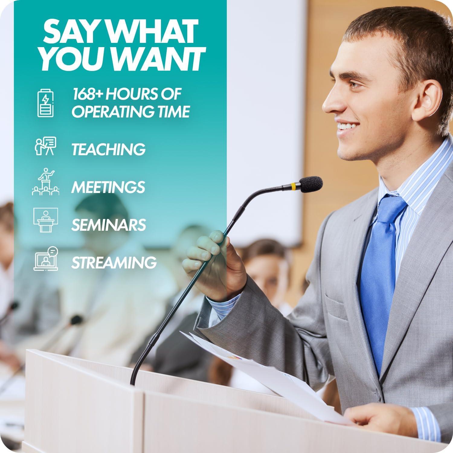 Micrófono de Pódium Movo GM-9 Gooseneck 18" Profesional