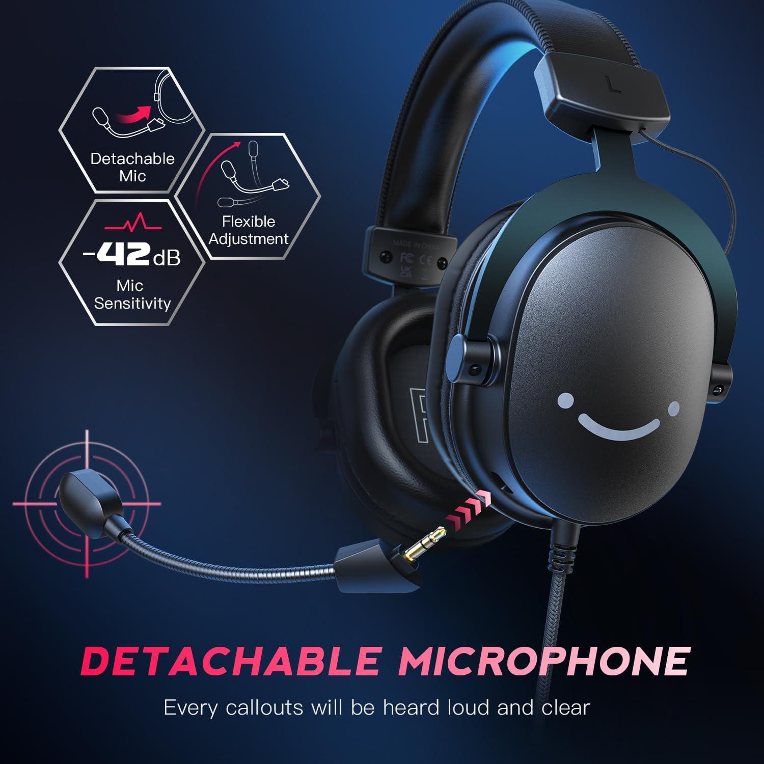 Auriculares Gamer FIFINE H9+A8PLUS USB 7.1 Sonido Surround