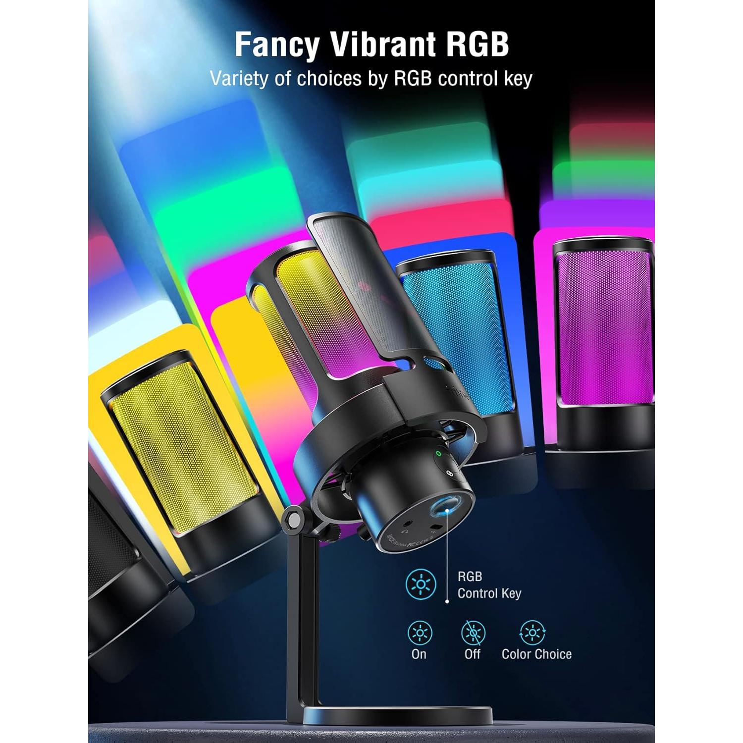 Auriculares Gamer FIFINE H9+A8PLUS USB 7.1 Sonido Surround