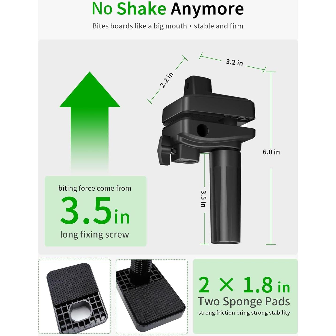 Soporte de Micrófono de Escritorio Singzhu con Abrazadera Ajustable