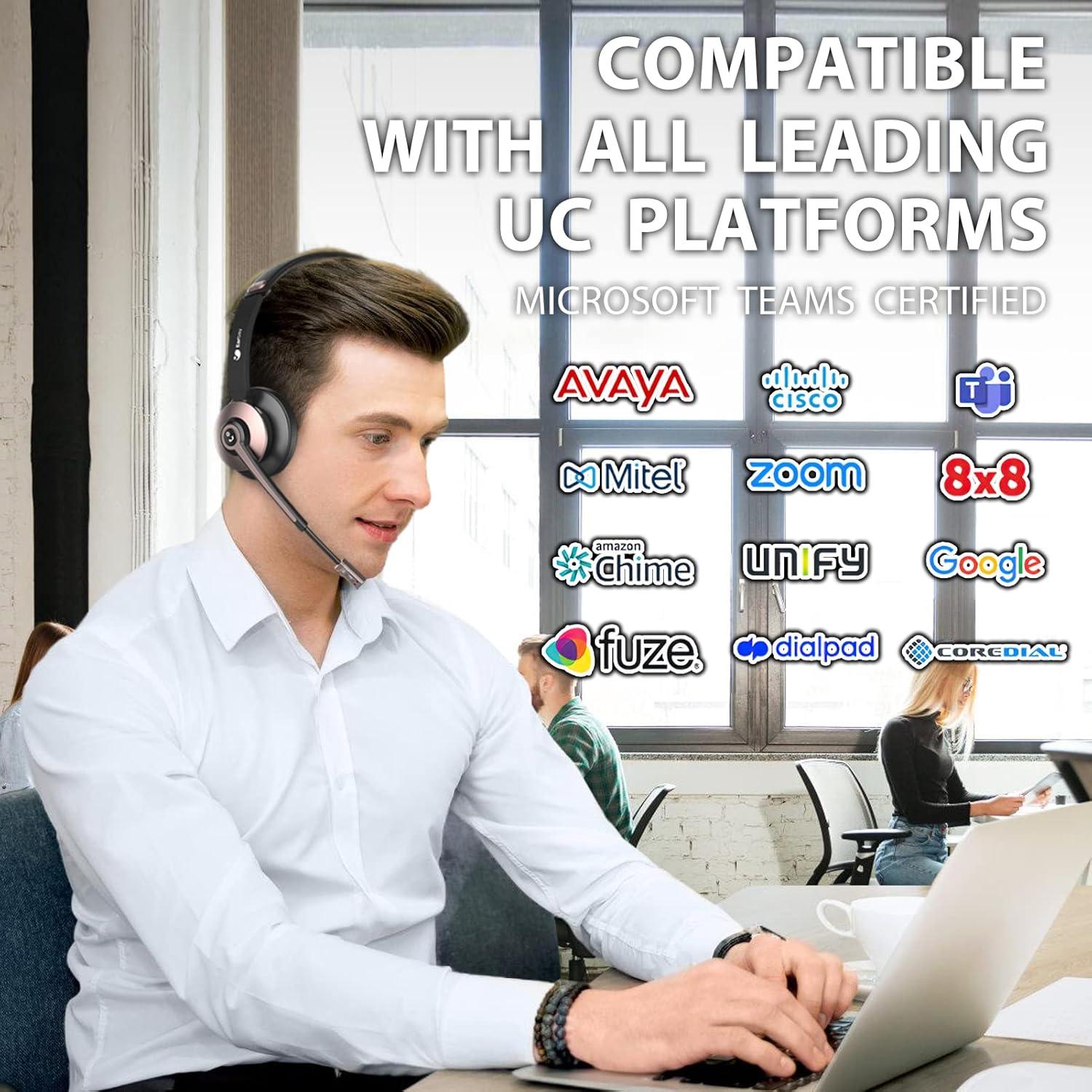 Auriculares Inalámbricos Earbay BT782G con Micrófono y Cancelación de Ruido