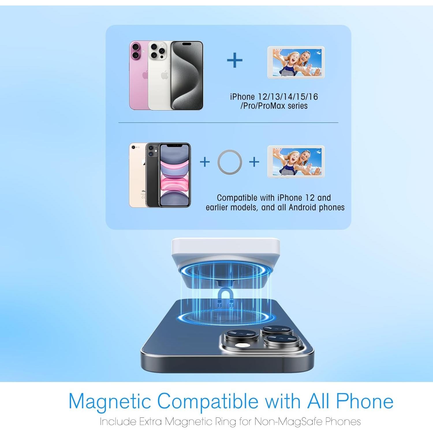 Monitor de Selfie Vlog LUCKSKY 4K 30fps con Control Remoto