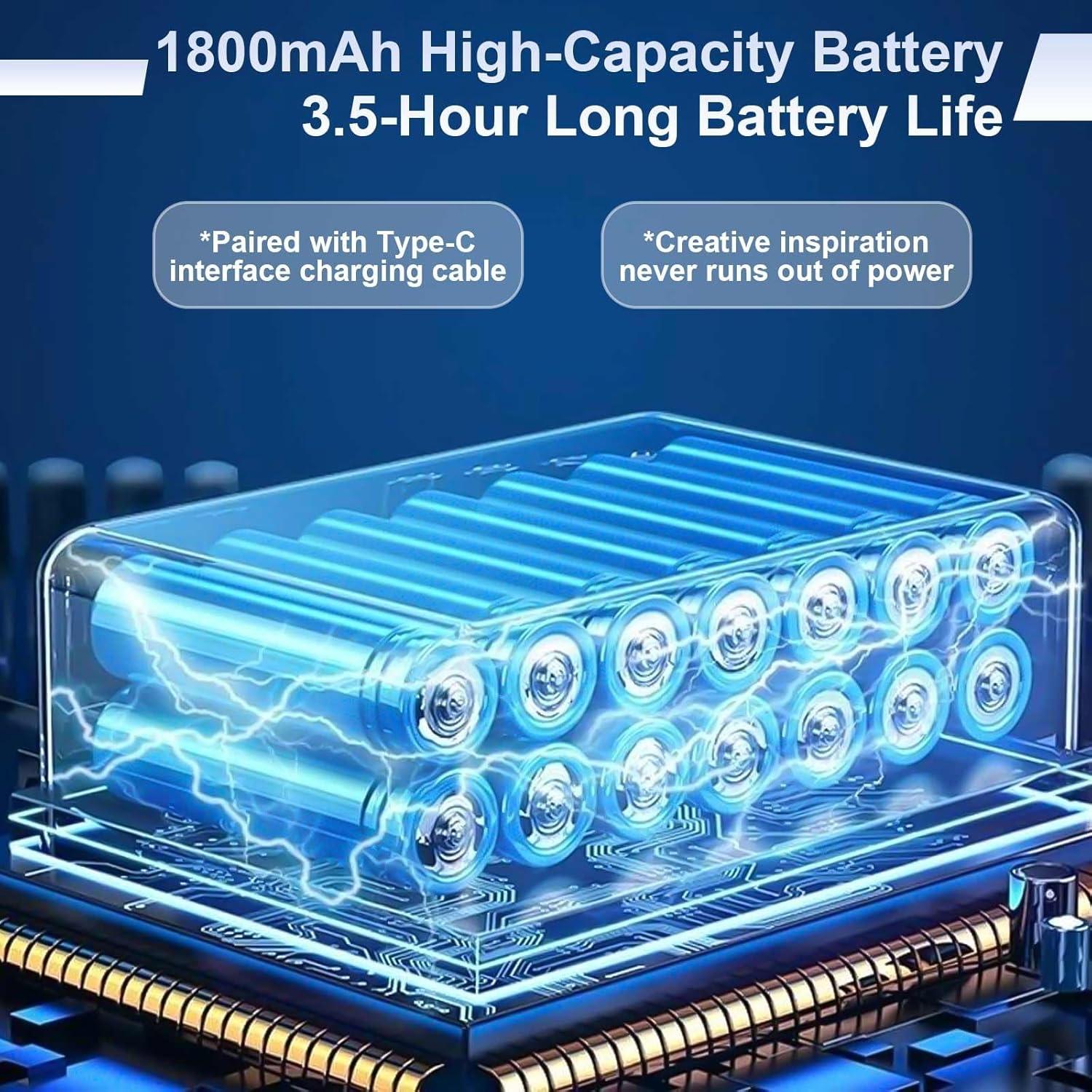 Monitor Selfie Magnético TGCFING 4.02" Inalámbrico HD Blanco