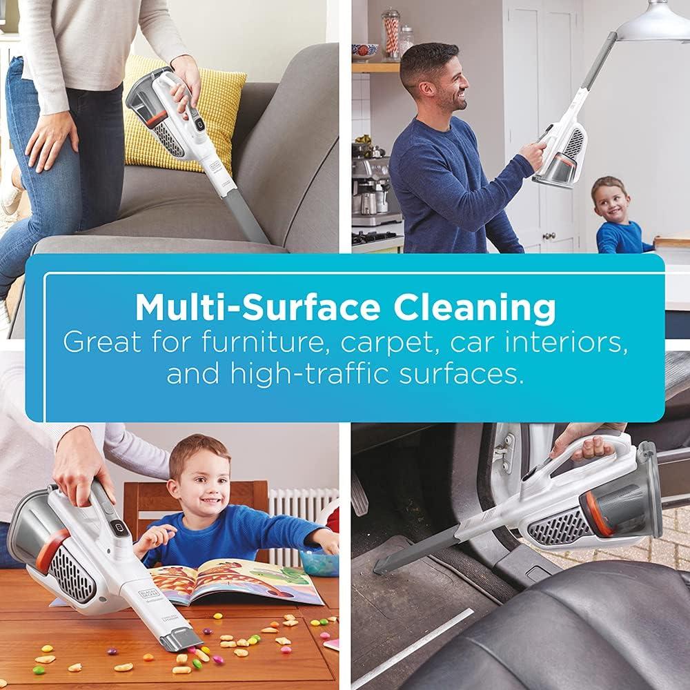 Aspiradora de Mano BLACK+DECKER Dustbuster 12V Inalámbrica