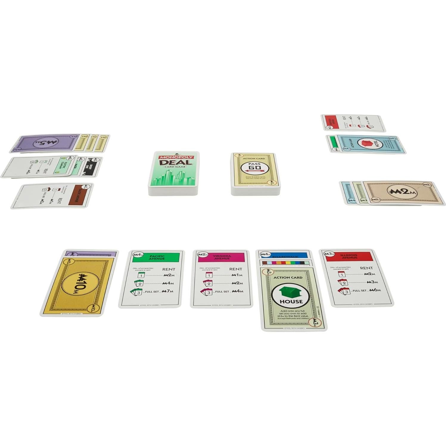 Juego de Cartas Monopoly Deal Hasbro para 2-5 Jugadores