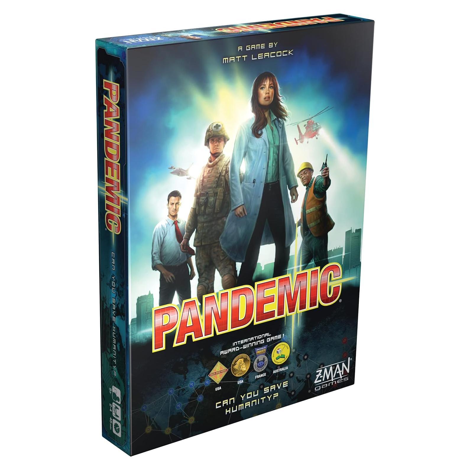 Pandemic Juego de Mesa Cooperativo Z-Man Games 2-4 Jugadores