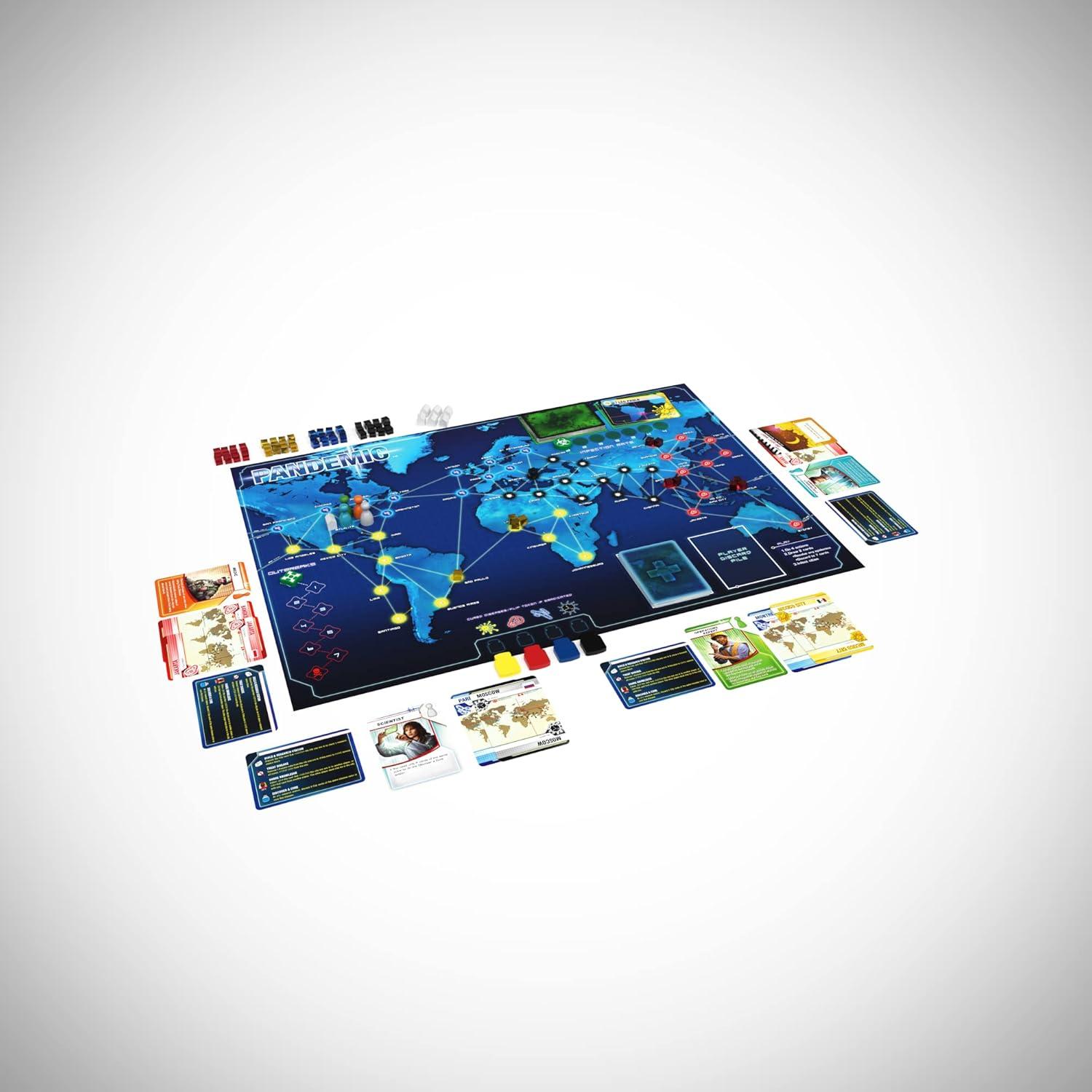 Pandemic Juego de Mesa Cooperativo Z-Man Games 2-4 Jugadores