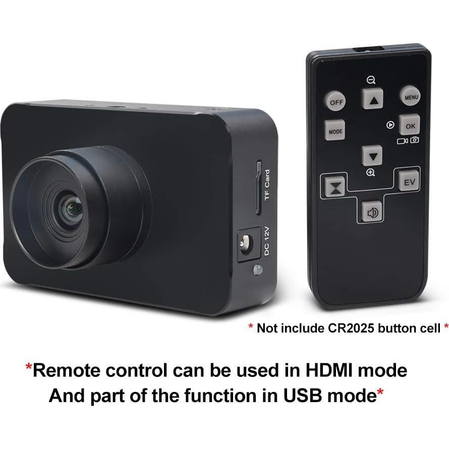 Cámara MOKOSE C100 12MP 4K HDMI USB Lente Manual 3.2mm